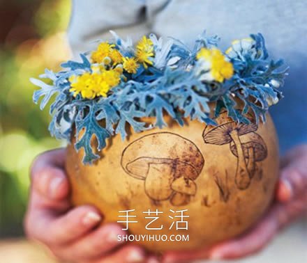 手工雕刻葫芦的方法制作过程 -  www.shouyihuo.com